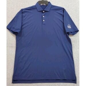 Holderness & Bourne Polo Shirt Mens XL Navy‎ Anderson Performance Golf Stretch